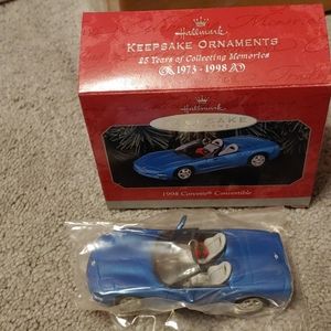 Hallmark. Keepsake. Ornament. 1998. Corvette. ALL ORNAMENTS 1 DAY